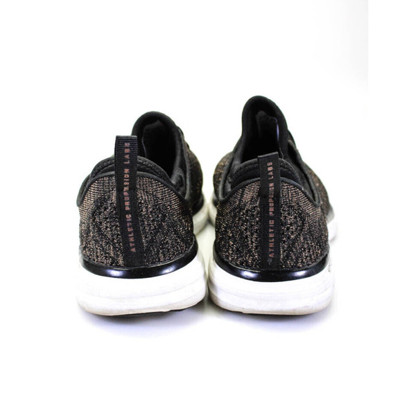 MINT APL TechLoom Phantom Black Gold Metallic Sneakers 9.5 - Picture 4 of 7